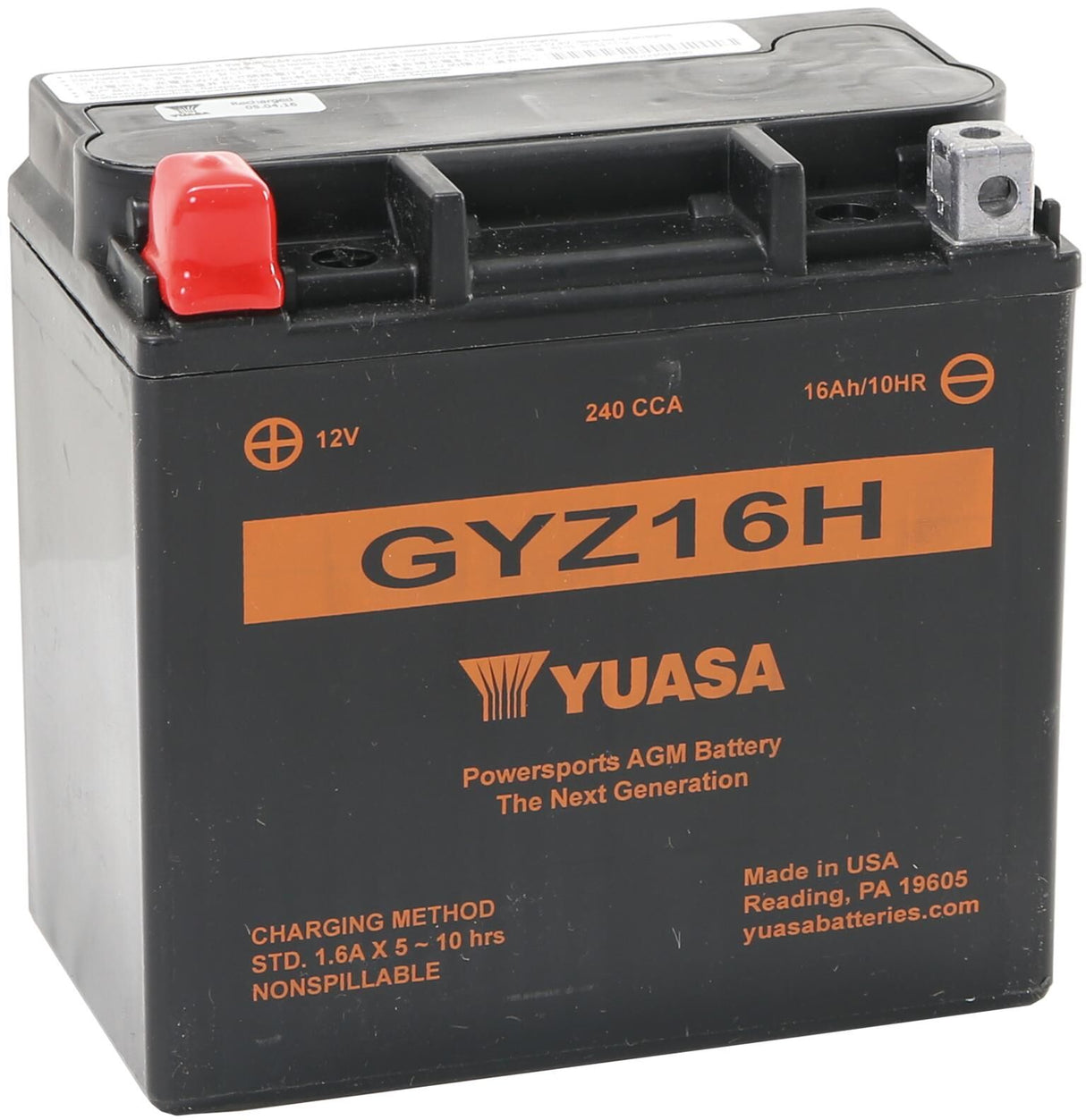 Yuasa battery gyz16h . battery gyz16h agm