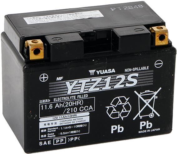 Yuasa battery ytz12s . battery ytz12s agm