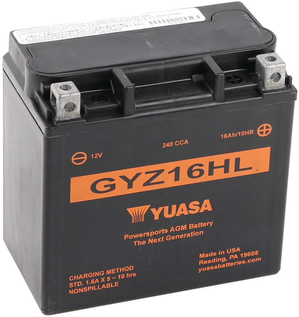 Yuasa battery gyz16hl . battery gyz16hl agm