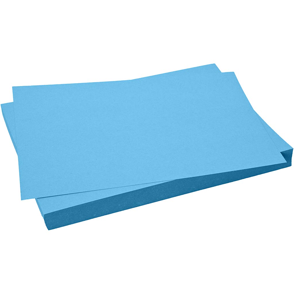 Creativ company cardboard, sheet 50x70 cm, 270 gr, blue, 10 sheets 1 box