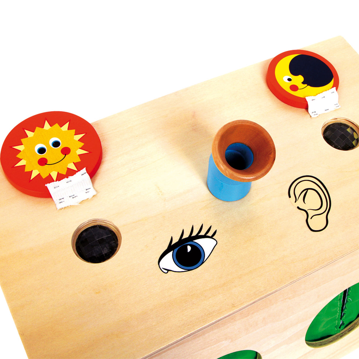 Kleine Fuß Holzkiste