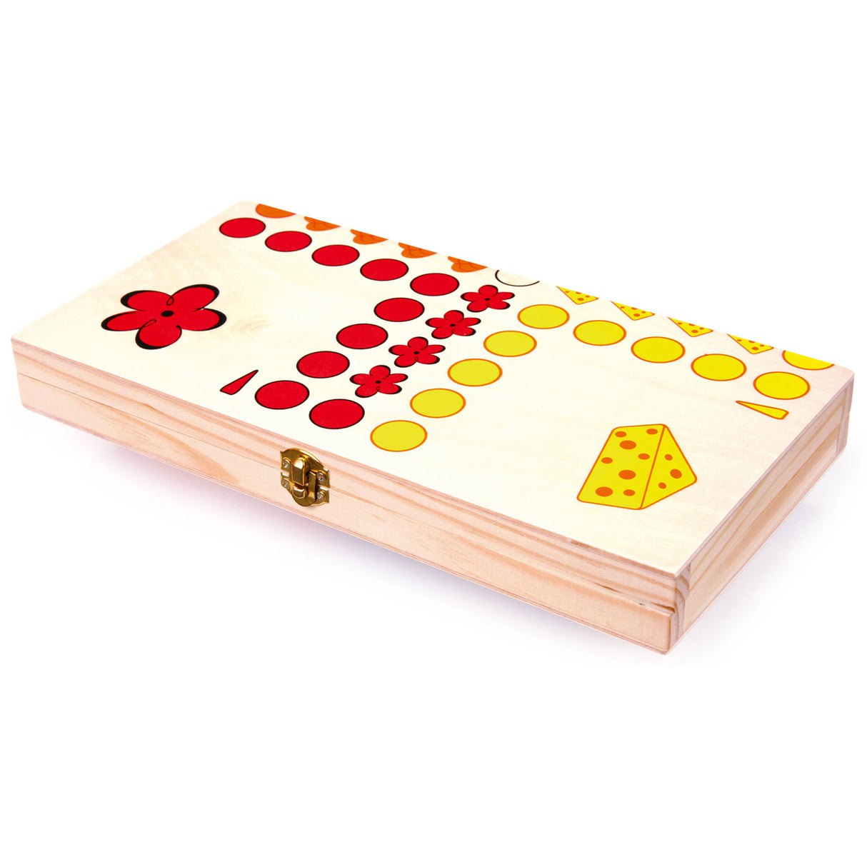 Ludo animal de madera de pie pequeño