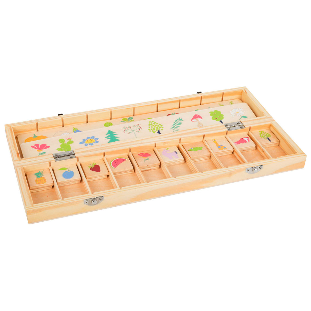 Pienet jalkakuvat lajittelulaatikko