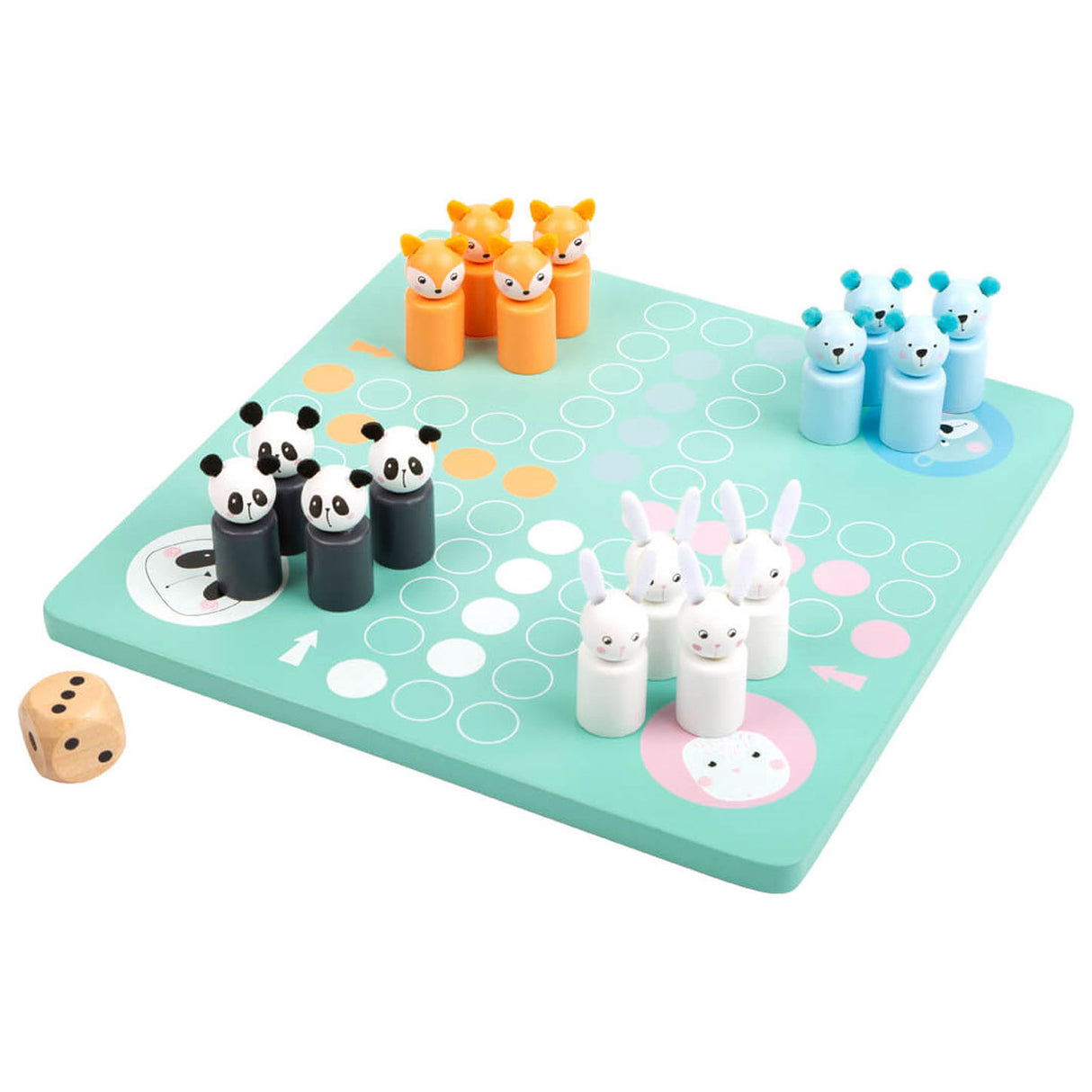 Small foot - ludo game animals wood