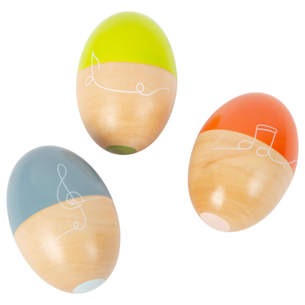 Small Foot Wooden Music Eggs Groovy Beats, 5 pcs.
