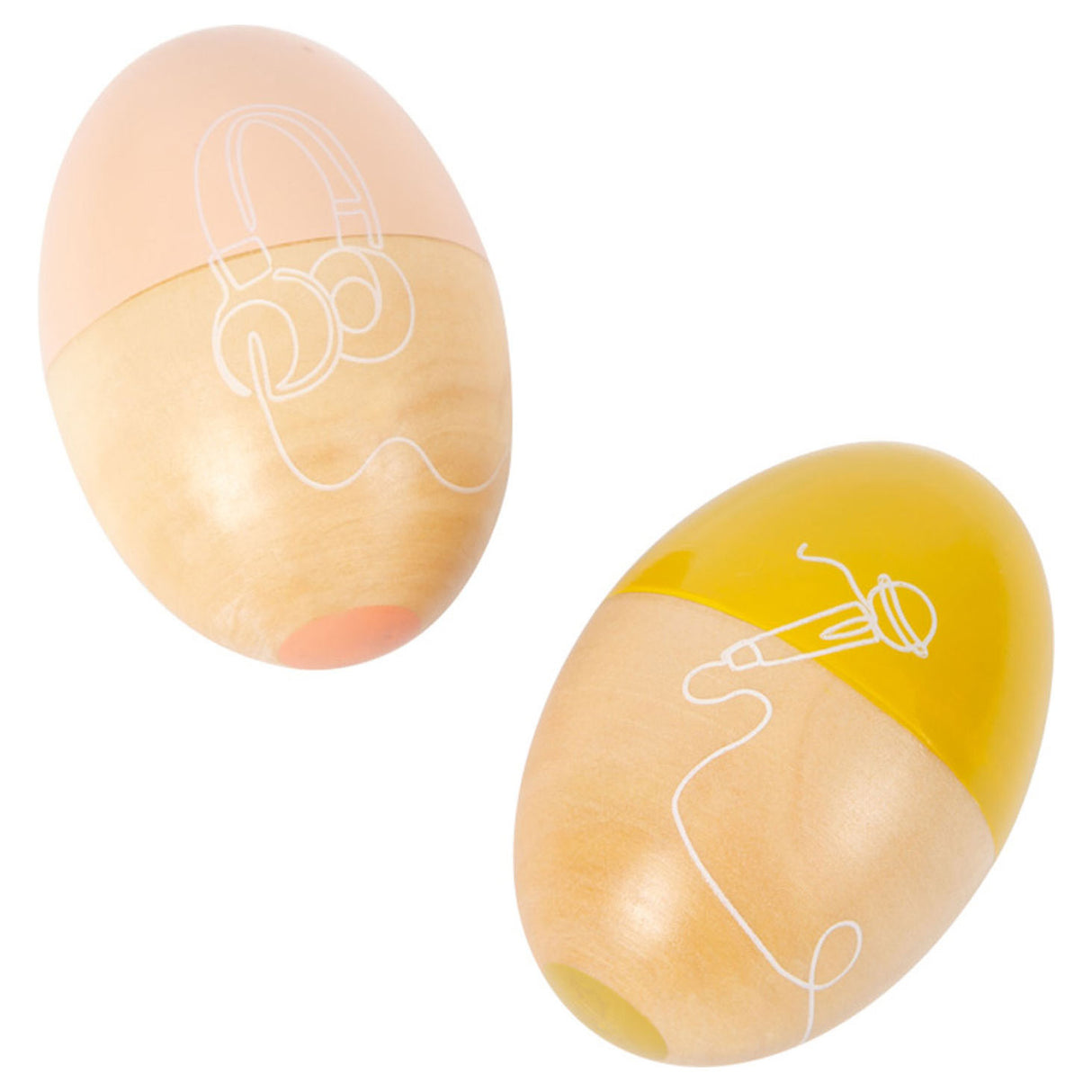 Small Foot Wooden Music Eggs Groovy Beats, 5 pcs.