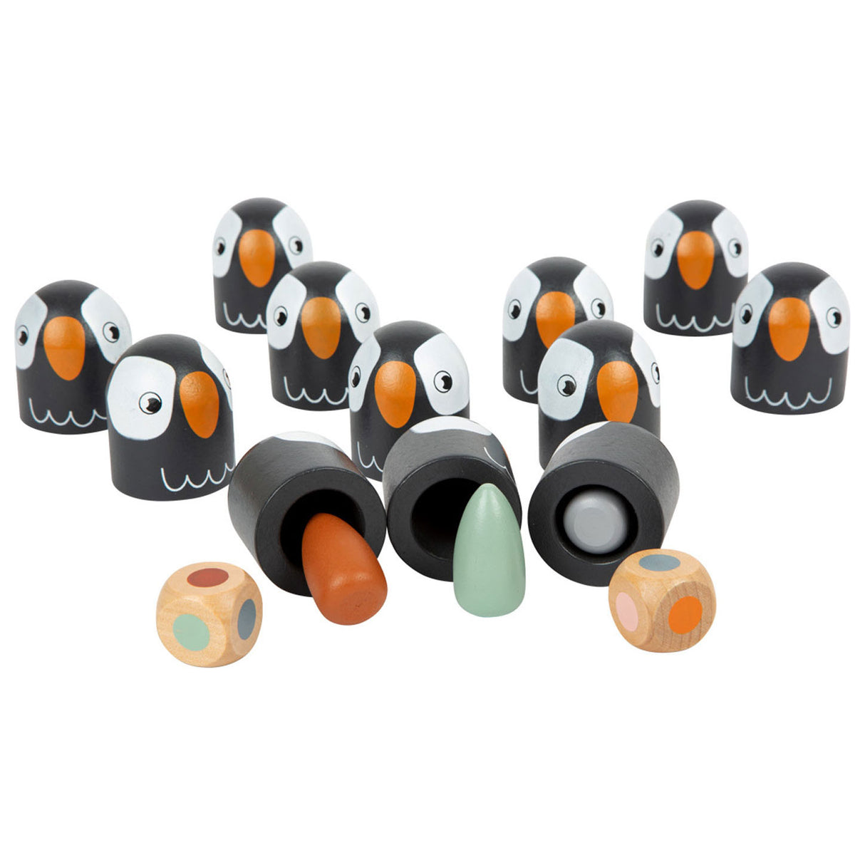 Small Foot - Wooden Memospel Pinguin, 26dlg.