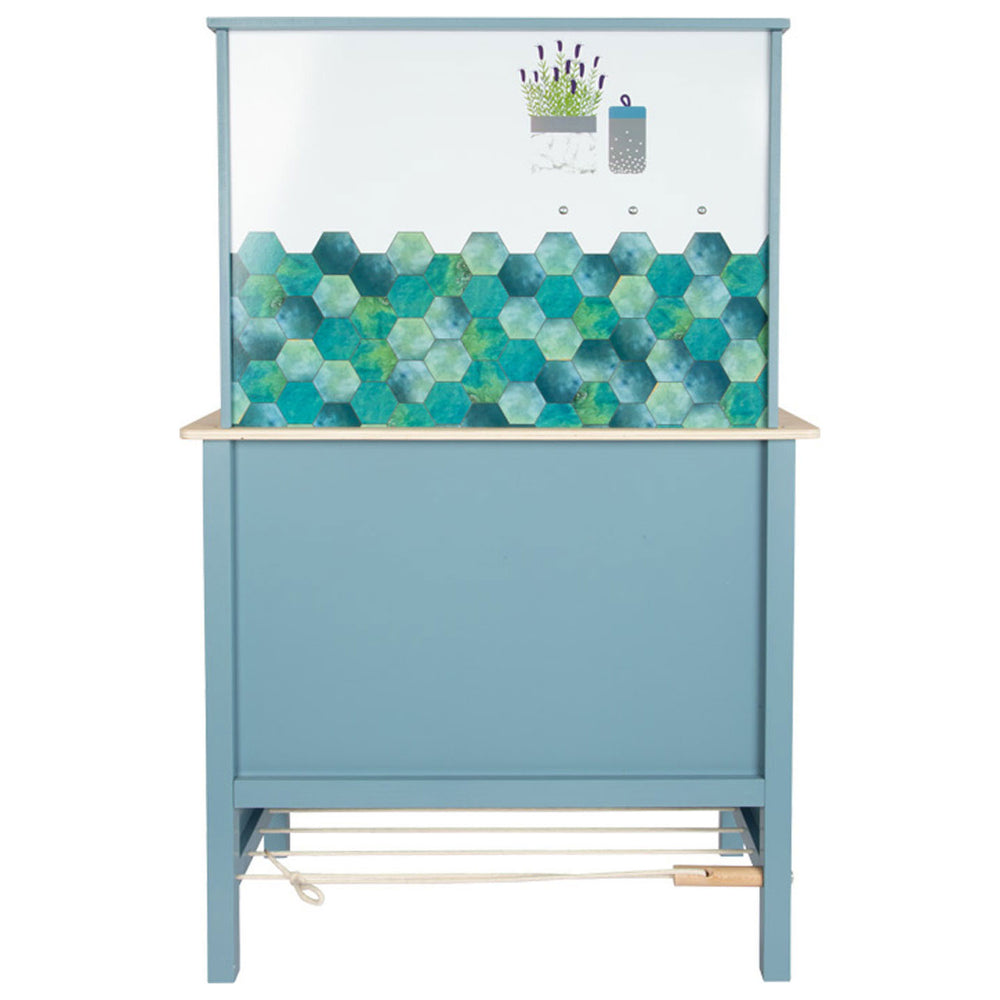 Small foot - houten kinderkeuken blauw, 7dlg.