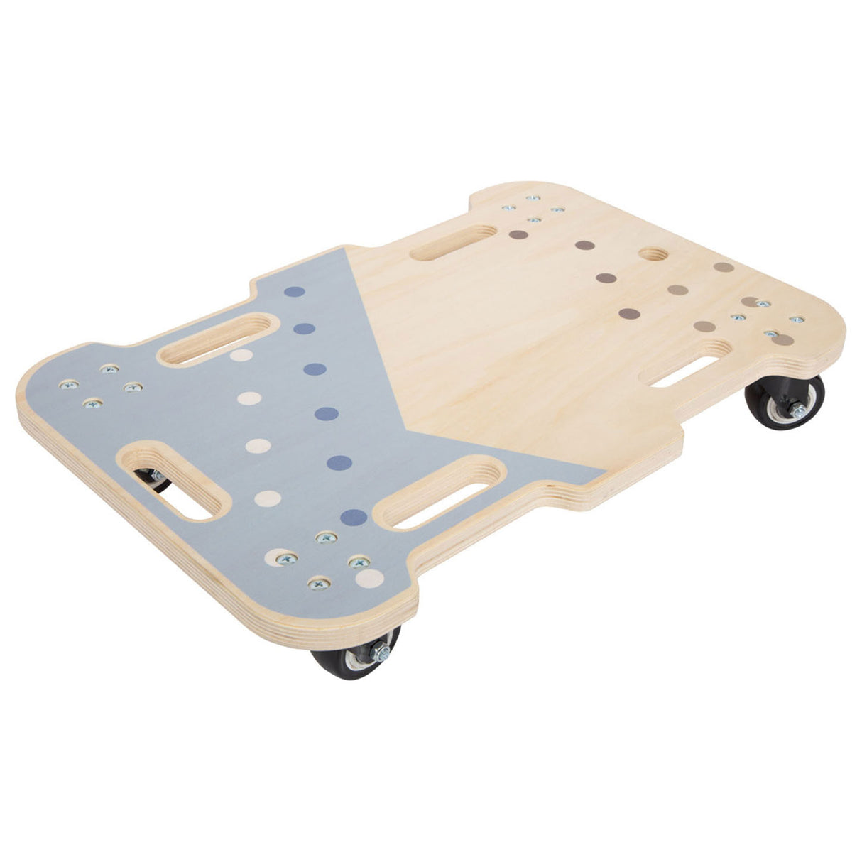 Pé pequeno - rollerboard de madeira azul