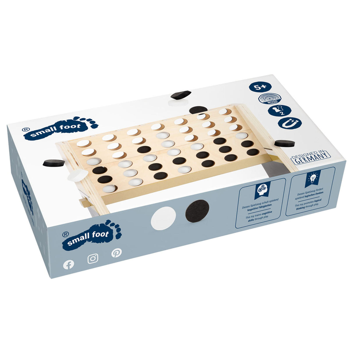 Liten fot - fire på 1 Line Wood Golden Edition -spill