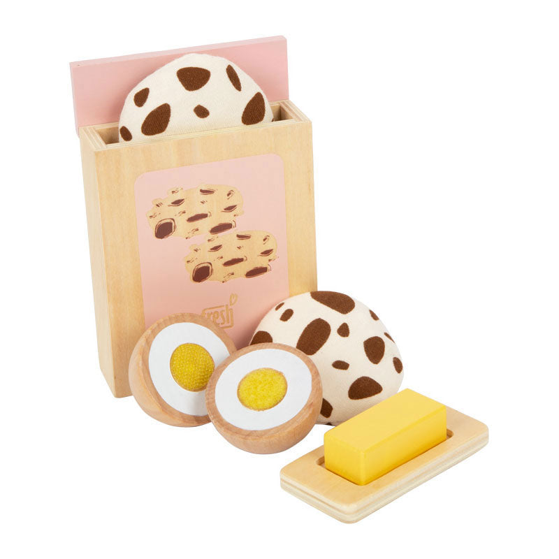 Комплект дървен миксер с малък крак, 12dlg.