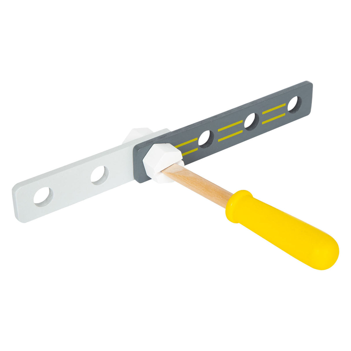 Pieni jalka puinen rakennussarja miniwob, 67dlg.