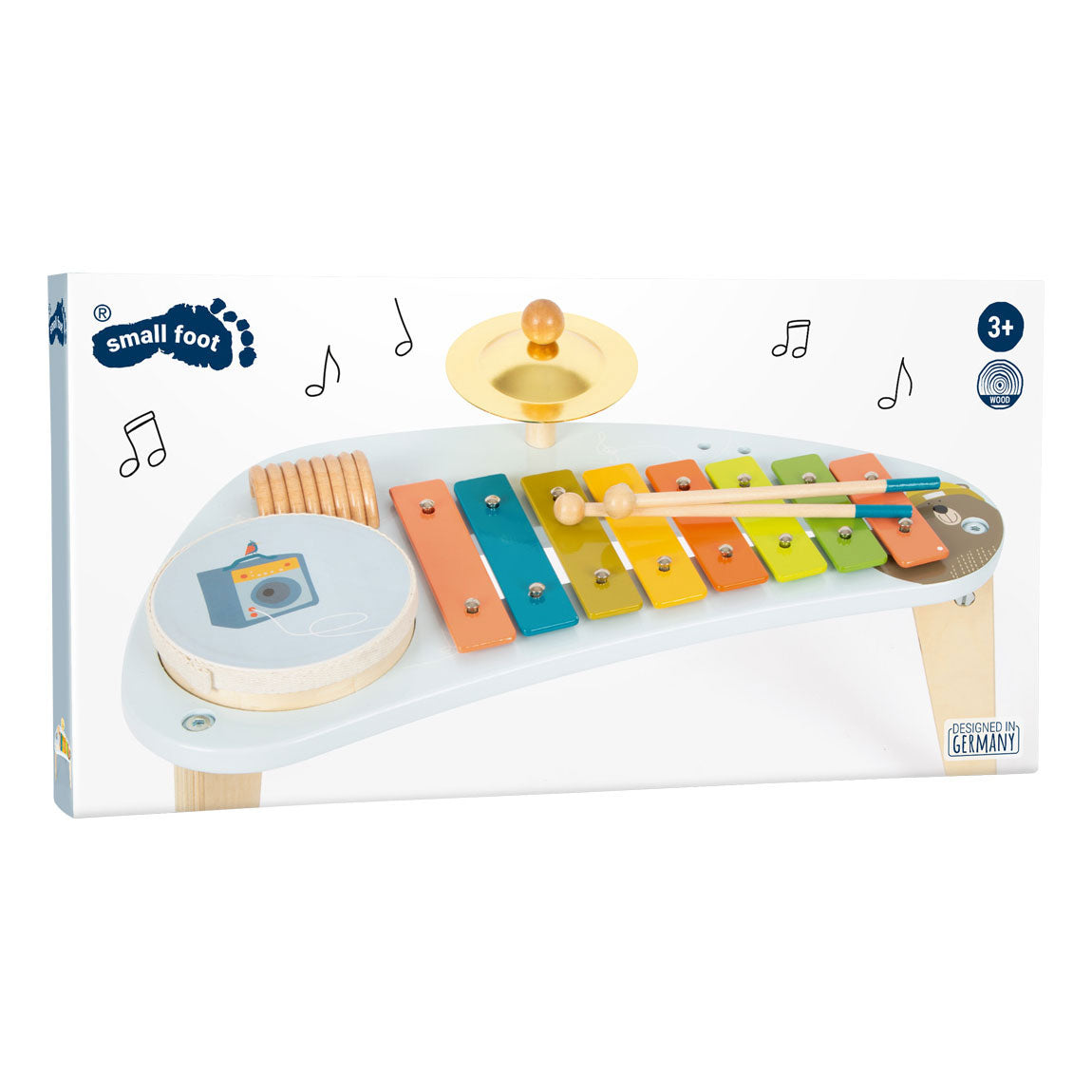 Tábla Ceol Beaga Beats Ceoil Adhmaid Beag