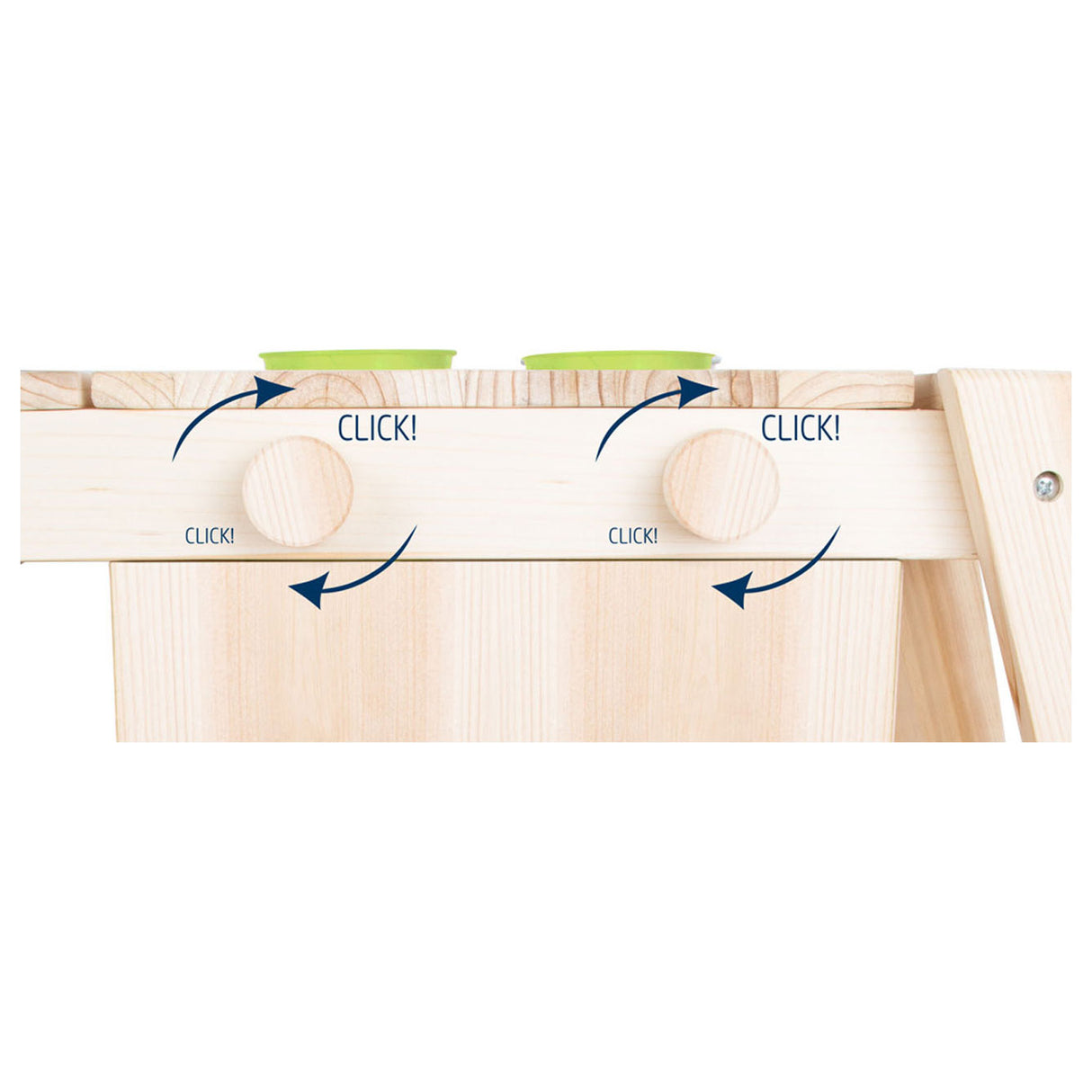 Pé pequeno - Cozinha de lama ao ar livre