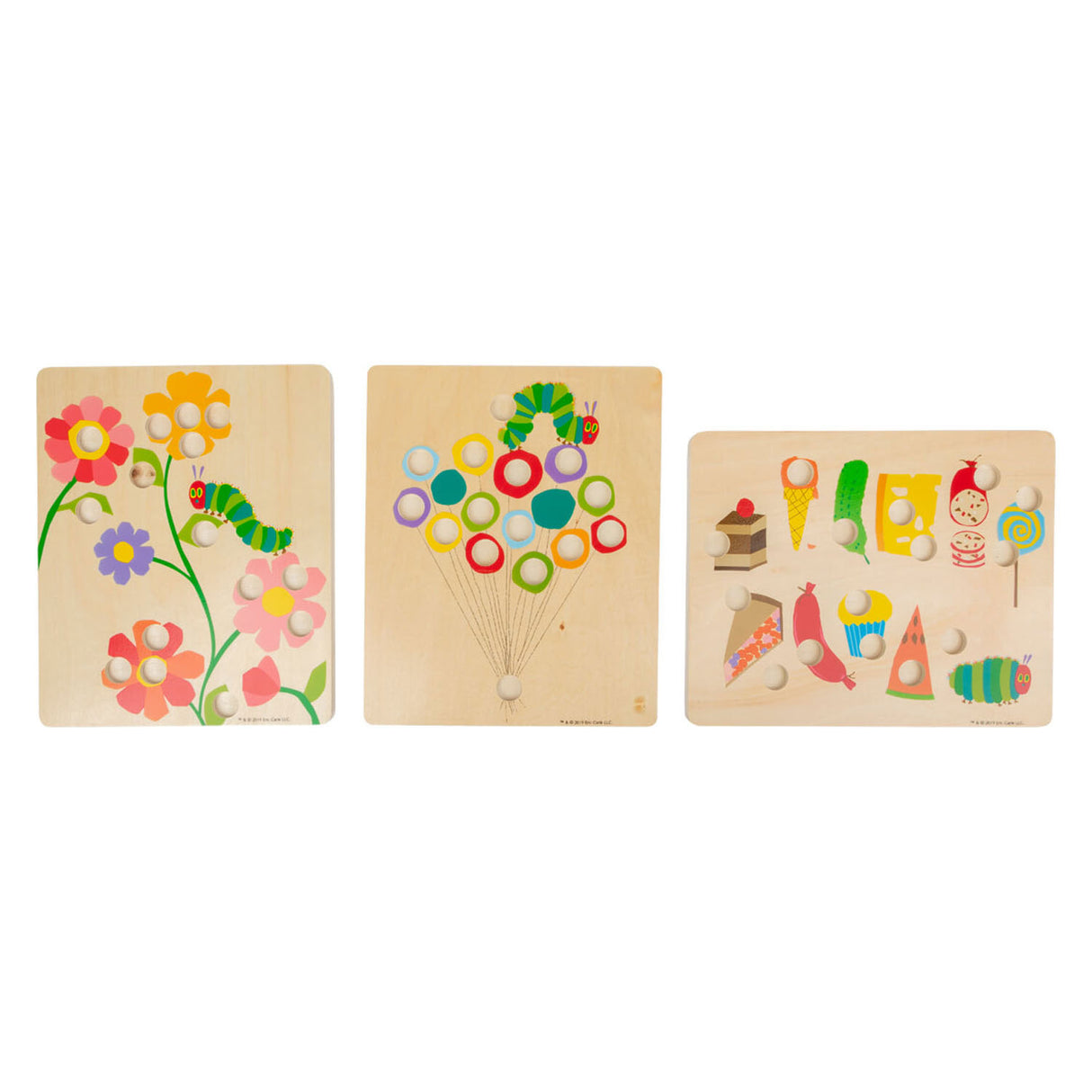 Small Foot Rupsje Nooitgenoeg Houten Kleurenspel