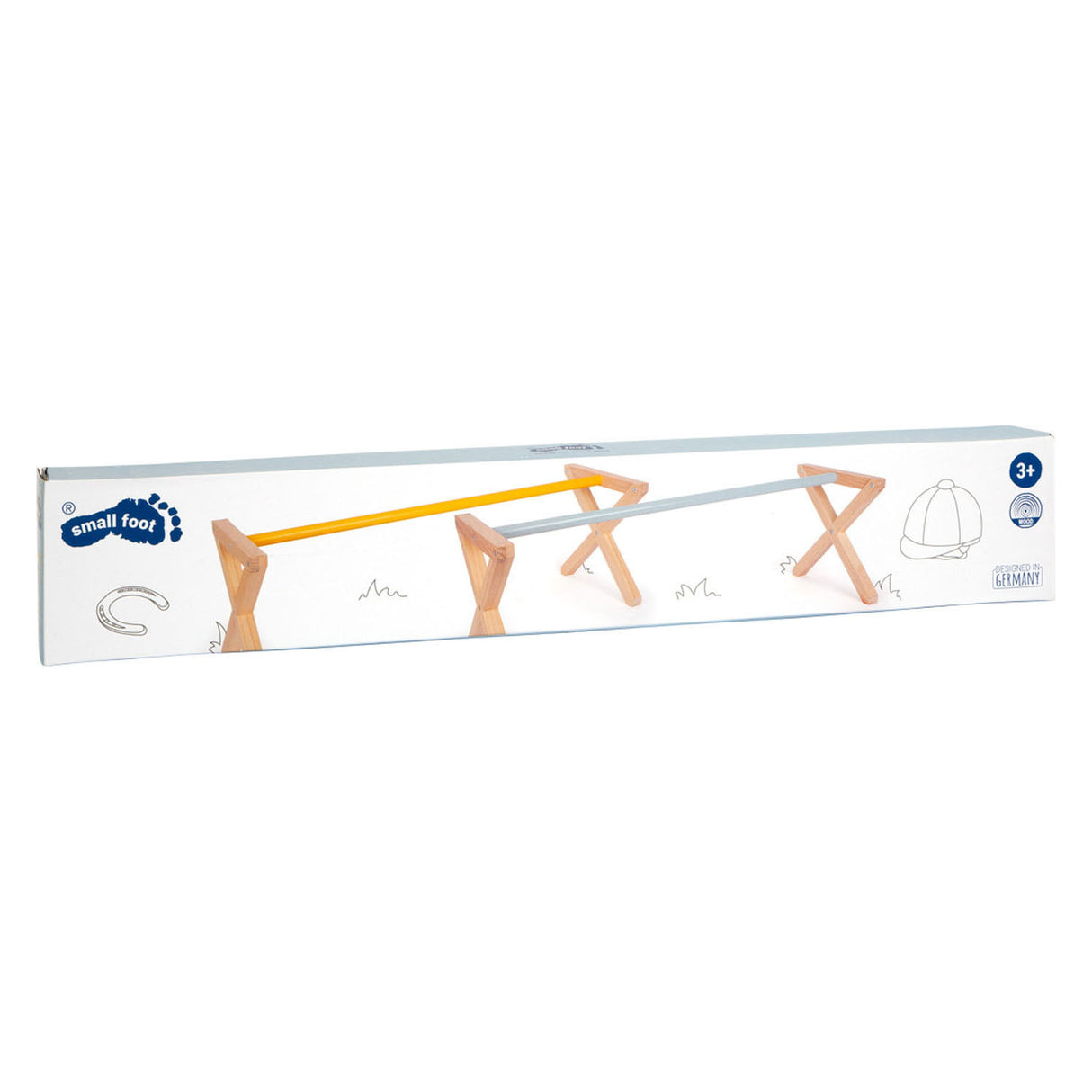 Pie pequeño - carrera de obstáculos para niños