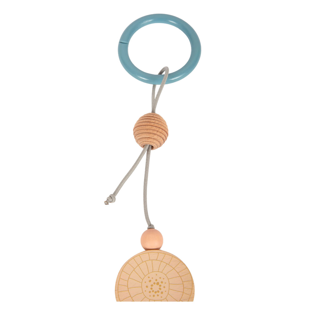 Kleine Fußküste aus Holz im Holzkette aus Holz