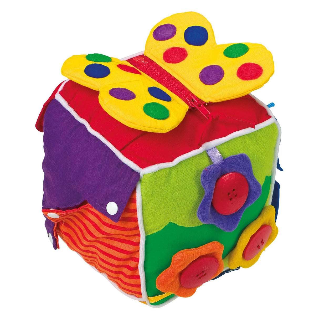 Pequeno cubo de bebê de palha