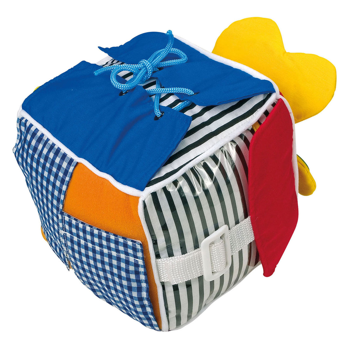 Pequeno cubo de bebê de palha