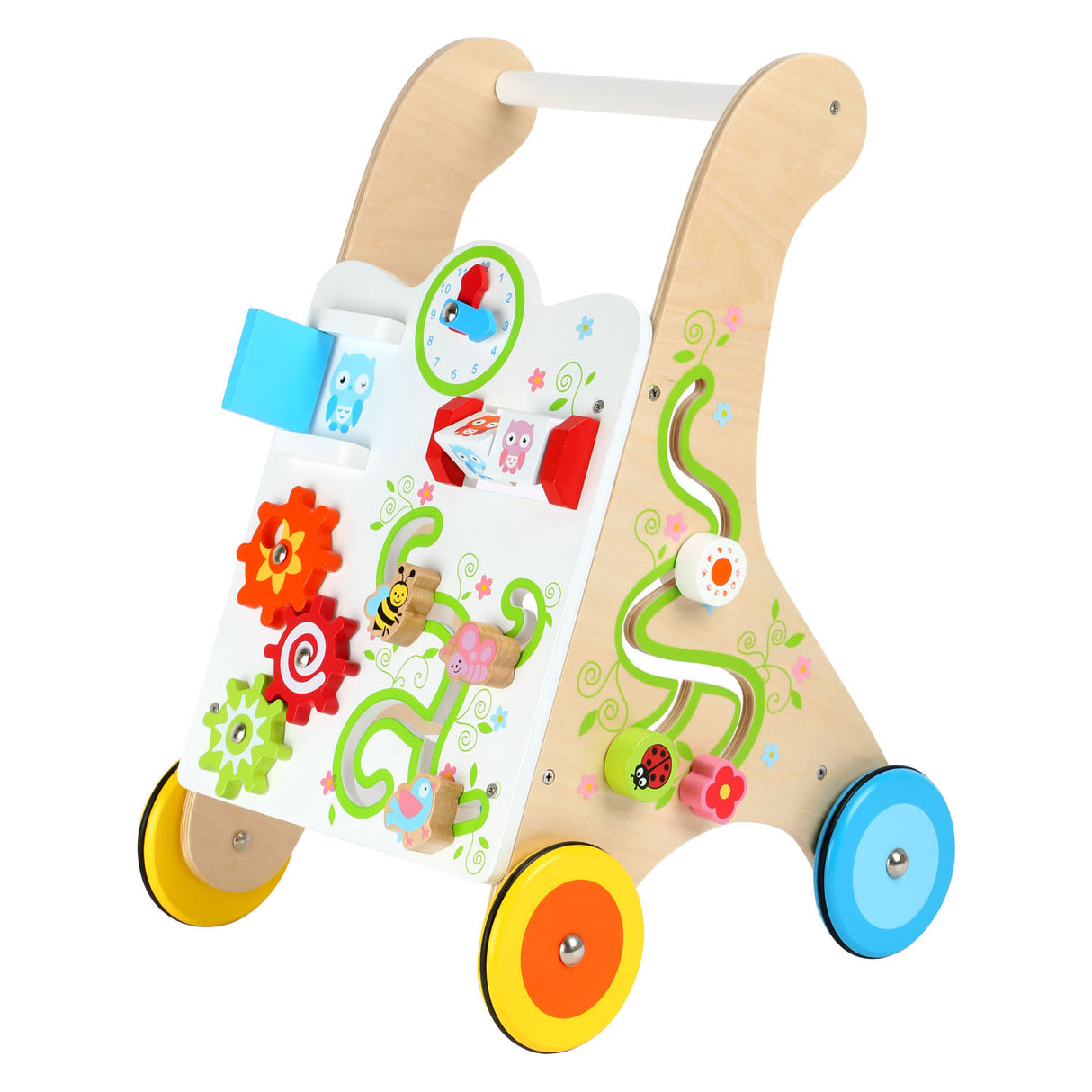 Small Foot Wooden Baby Walker Colorful