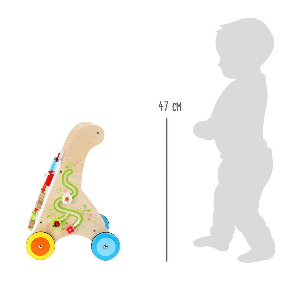 Small Foot Wooden Baby Walker Colorful