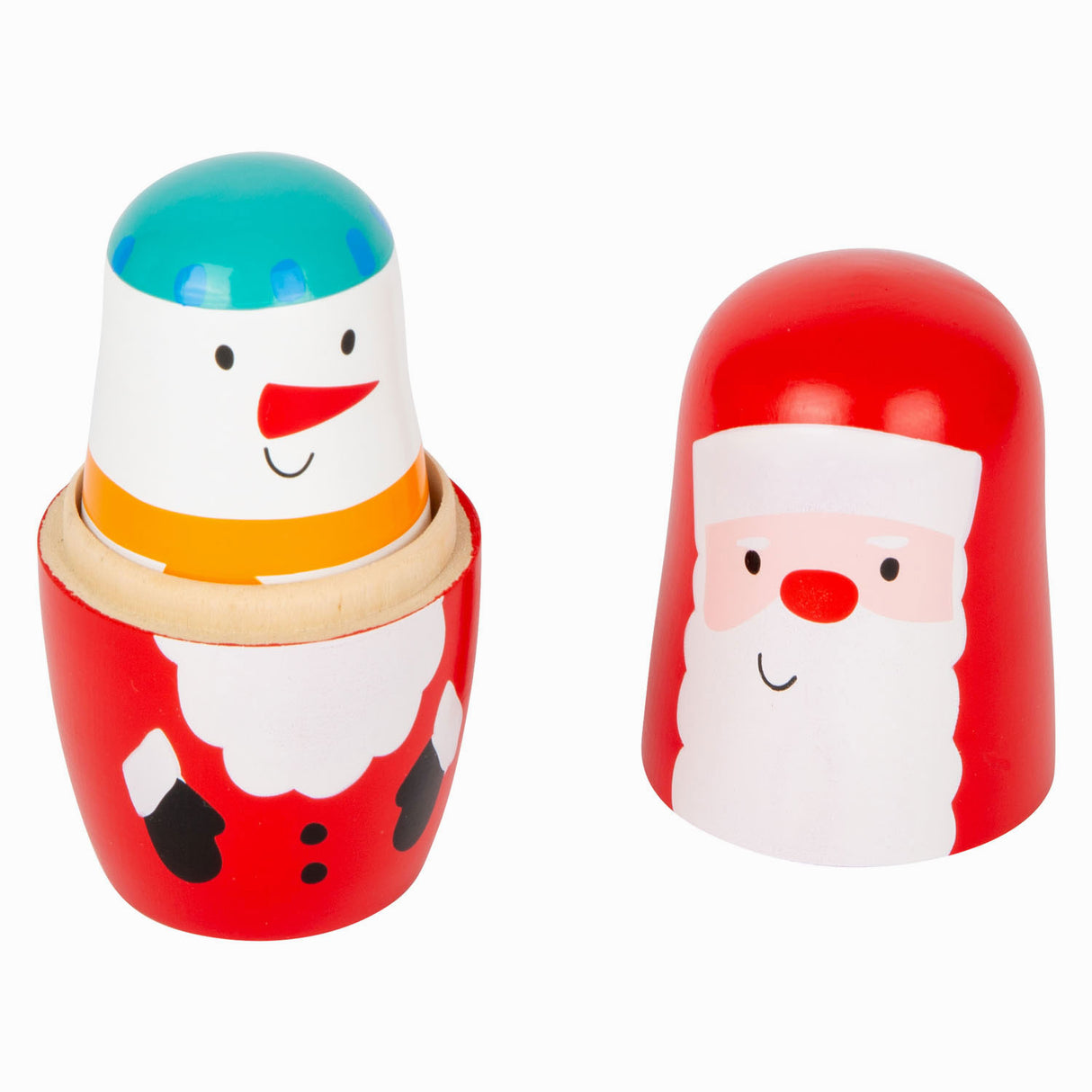 Majhne noge lesene matryoshka Dolls Božič