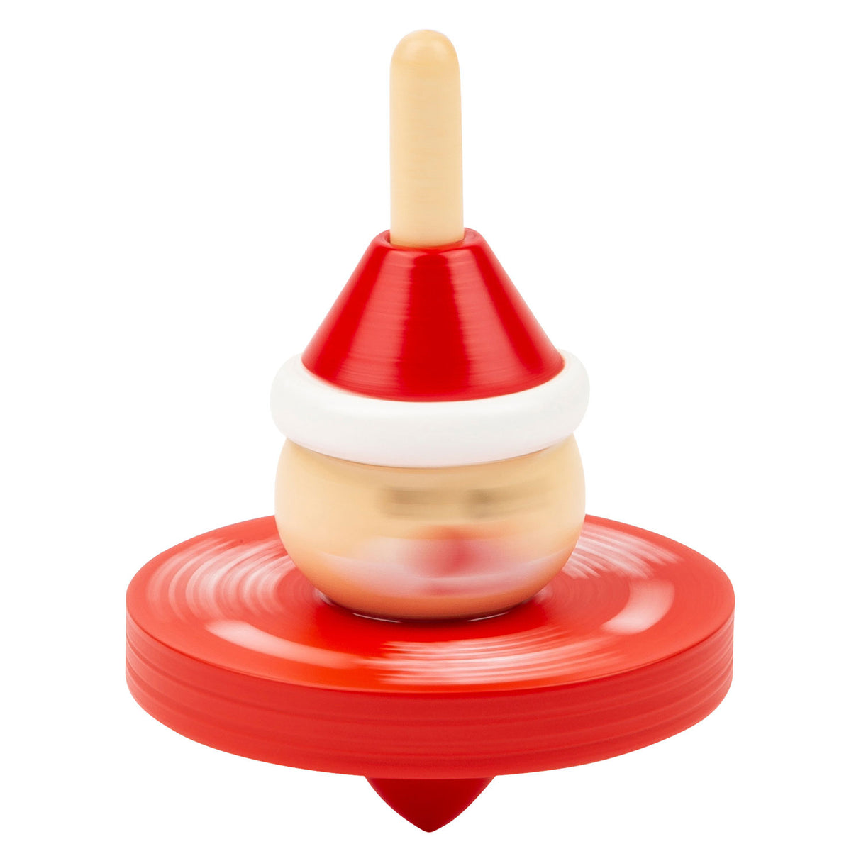 Klenge Fouss Holz Spinning Top Chrëschtdag