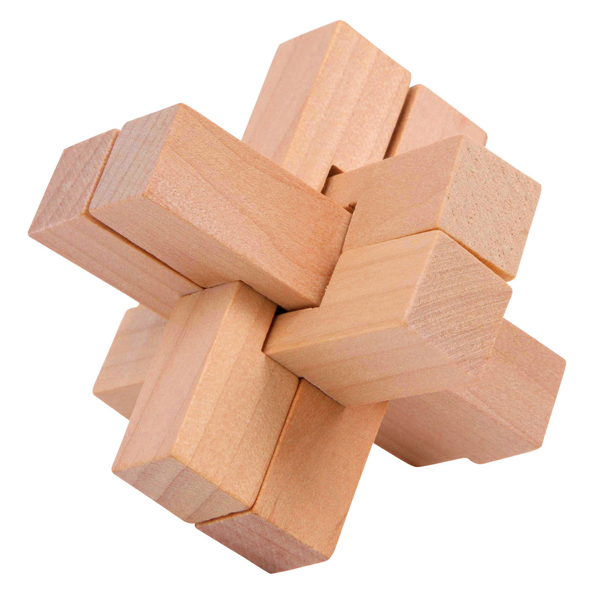 Pieno piccolo - puzzle cerebrali di legno, set di 4