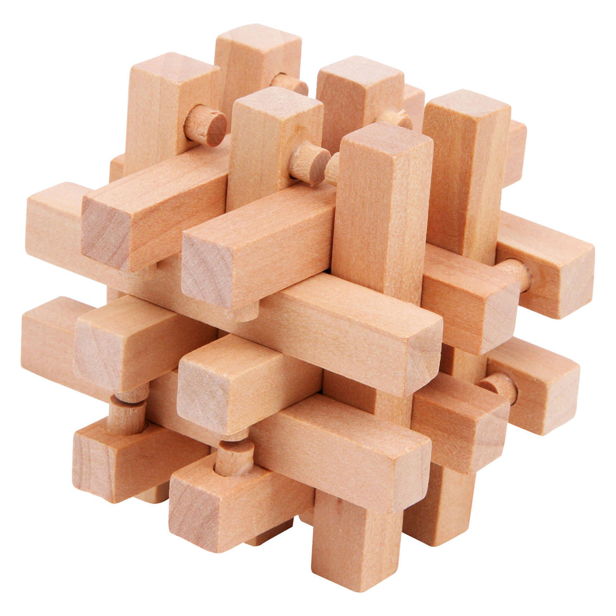 Pieno piccolo - puzzle cerebrali di legno, set di 4