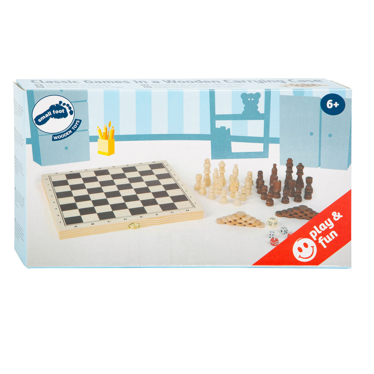 Small Foot Wooden Classic Games 3in1 in Box
