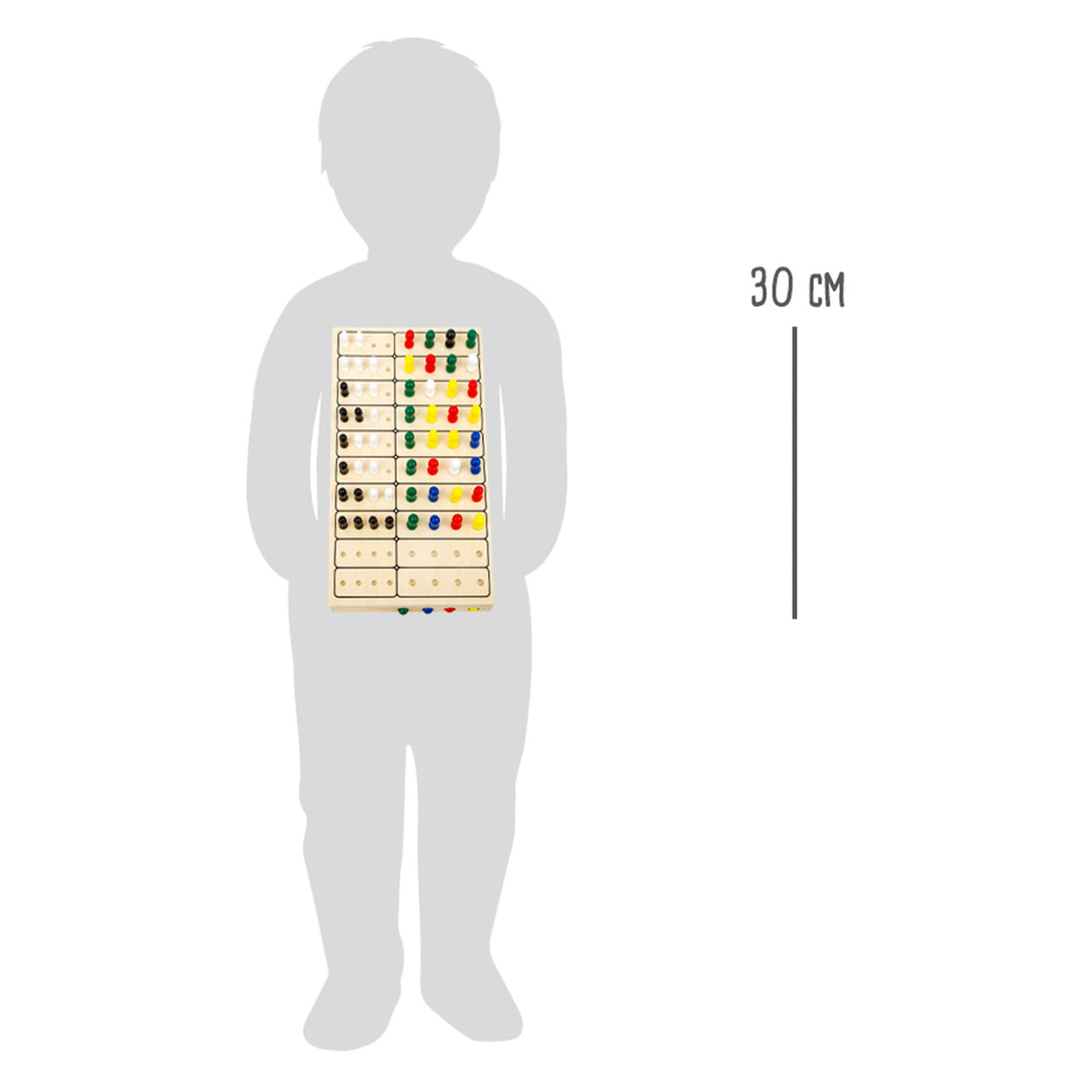 Drewniana gra planszowa o małej stopie