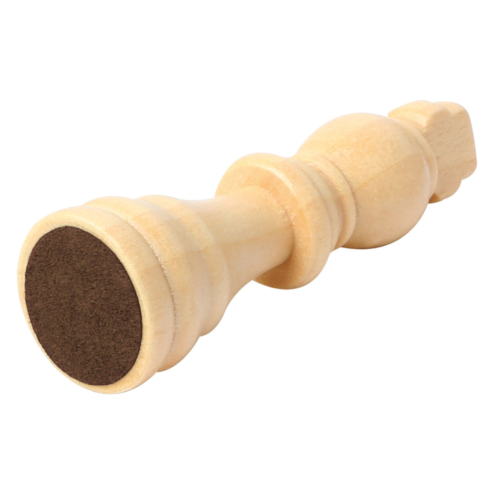 Petit pied d'échecs en bois