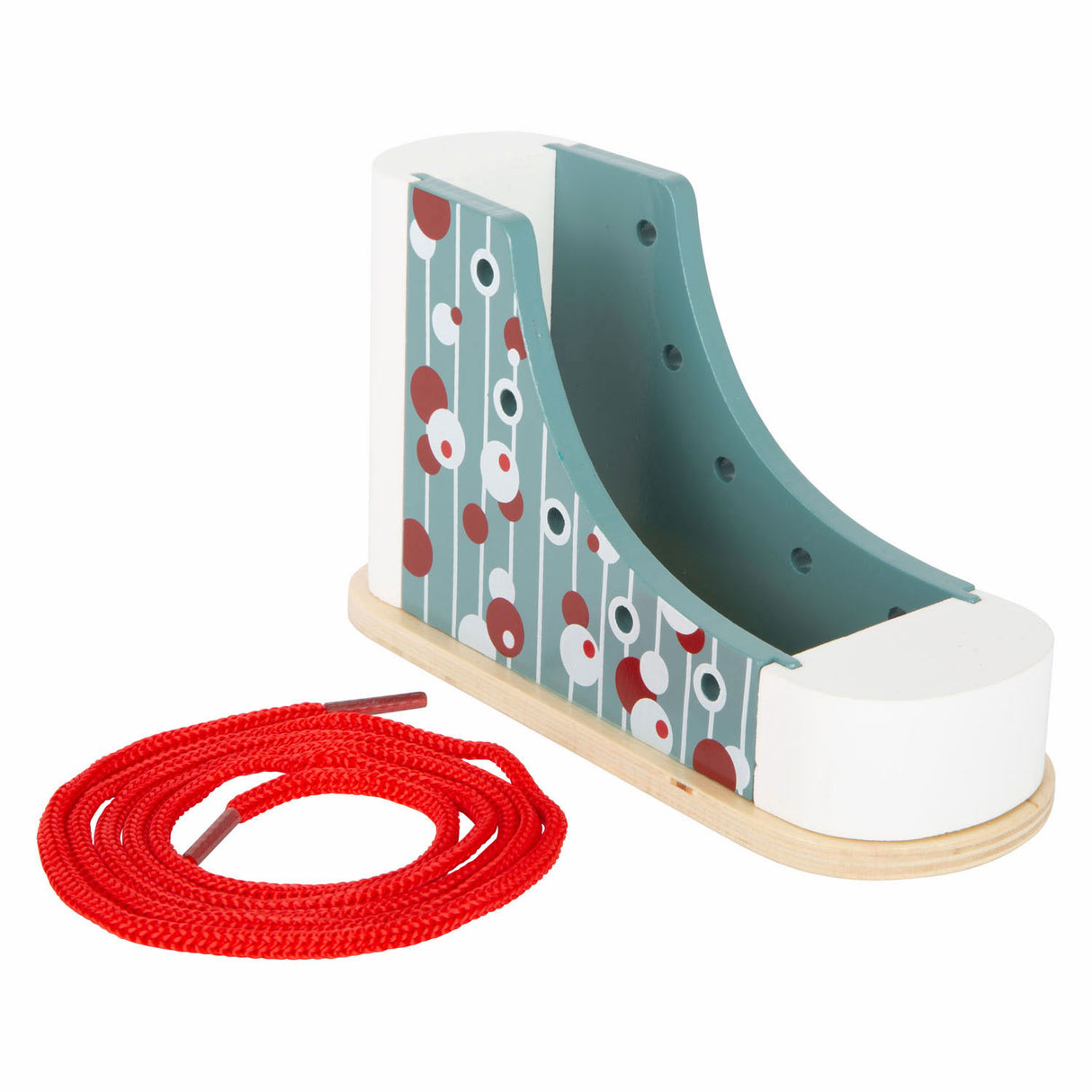 Petit filet en bois avec dentelle