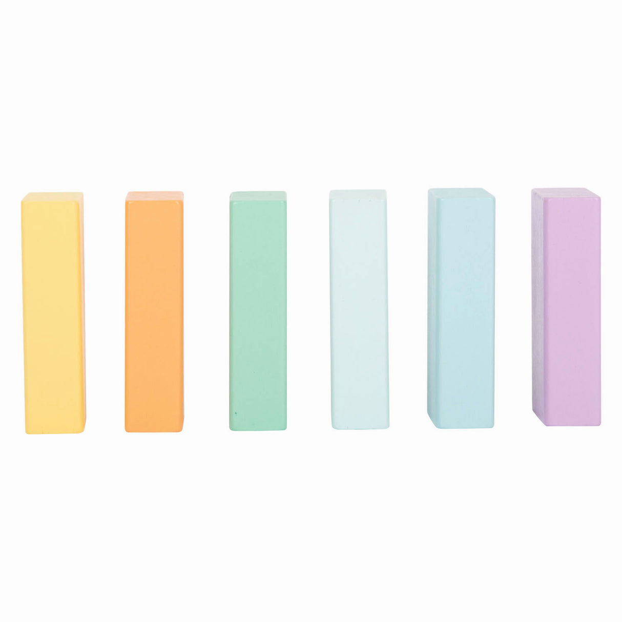 Pastel s malou nohou dřevěné stavební bloky, 50 dlg.