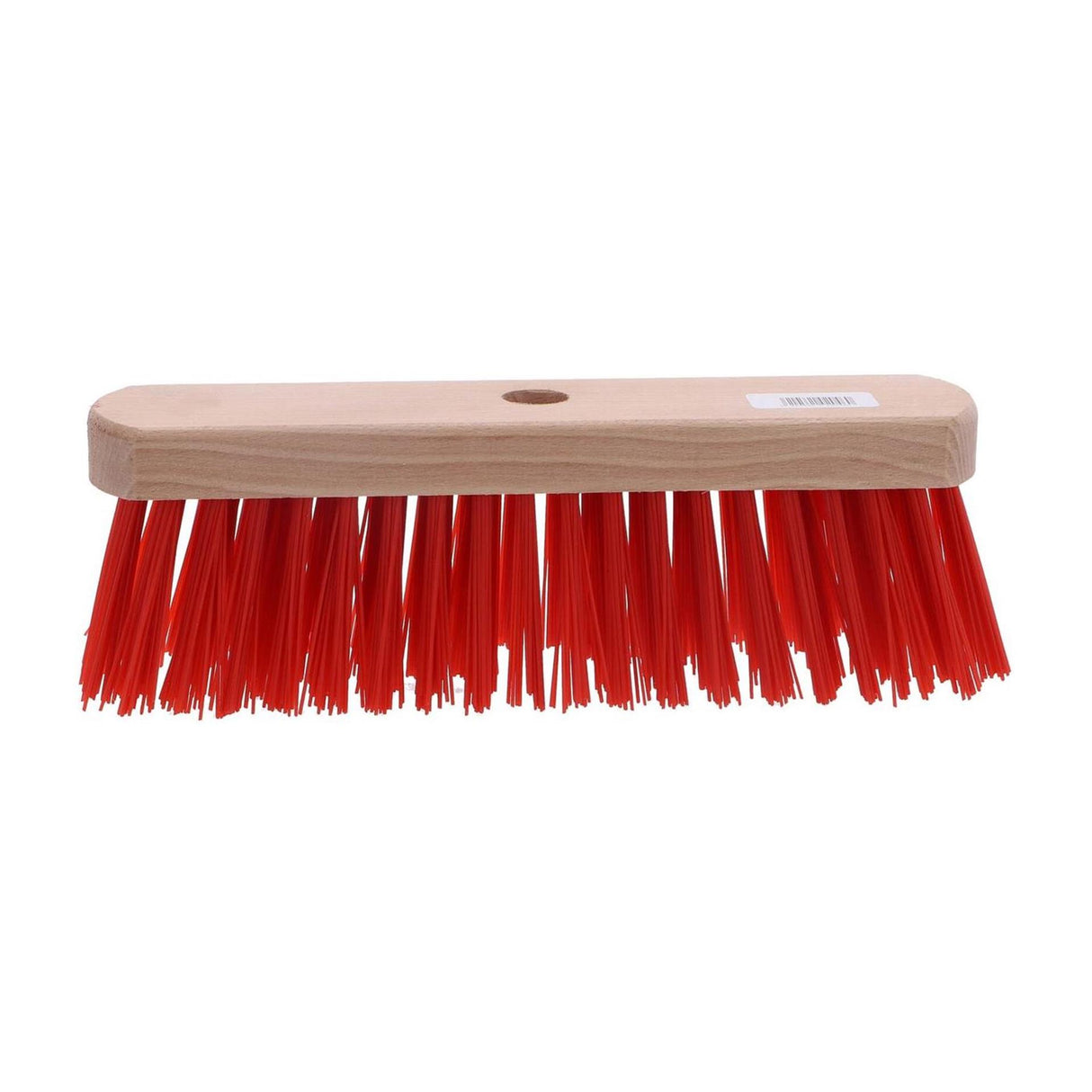 Balai de rue Linea rouge nylon-bois 30cm