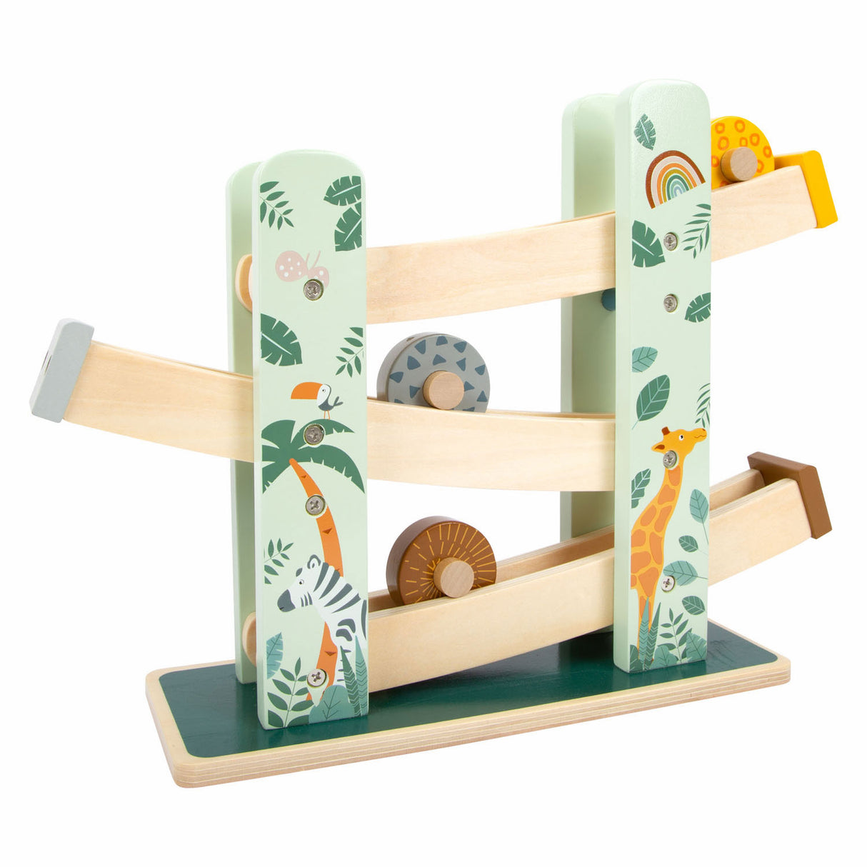 Small Foot Wooden Marble Track Safari, 4dlg.