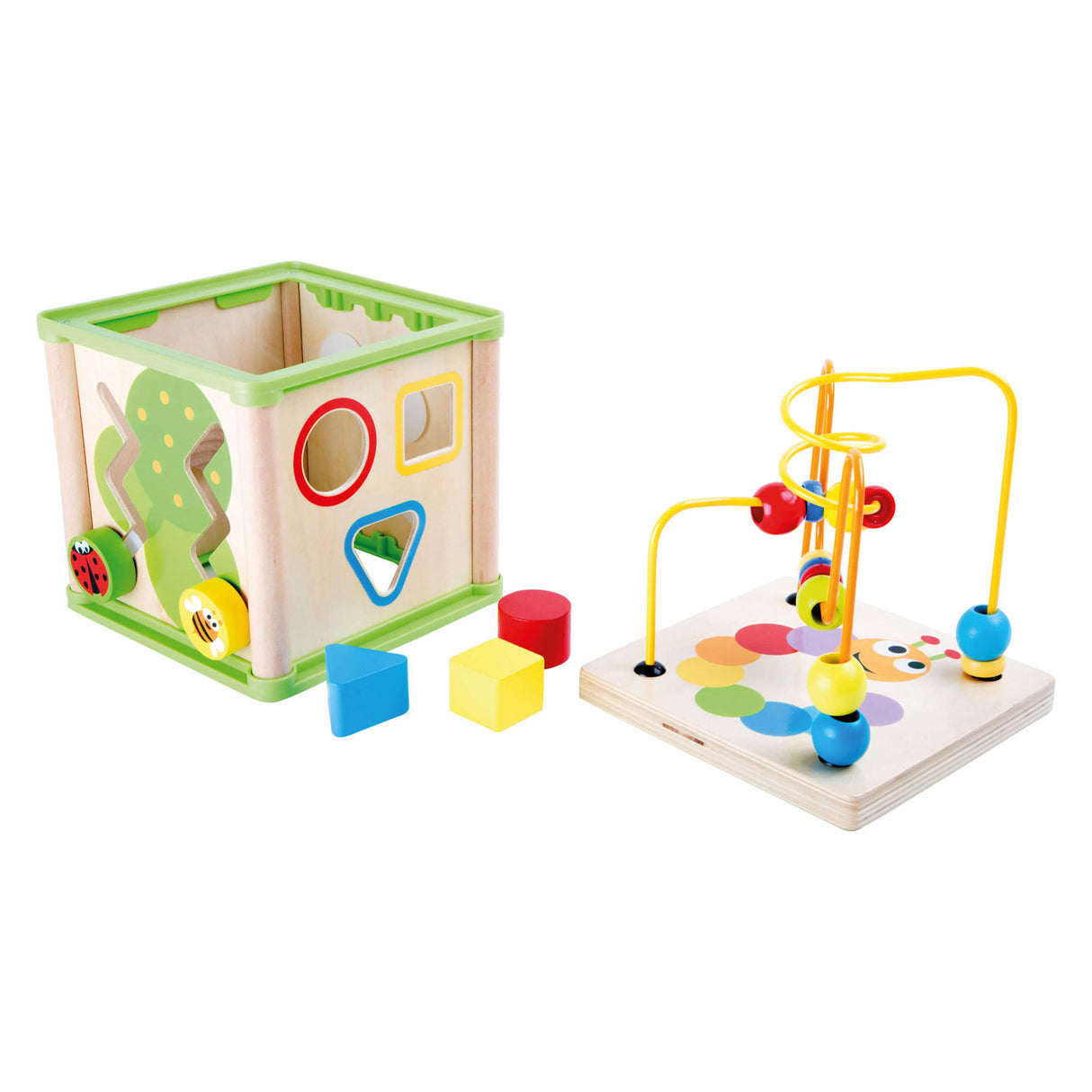 Kleine Fußhölzernaktivitäten Motorkenntnisse Spiral 5in1