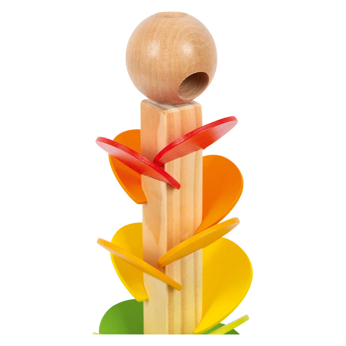 Malá noha drevená mramorová dráha so zvukmi