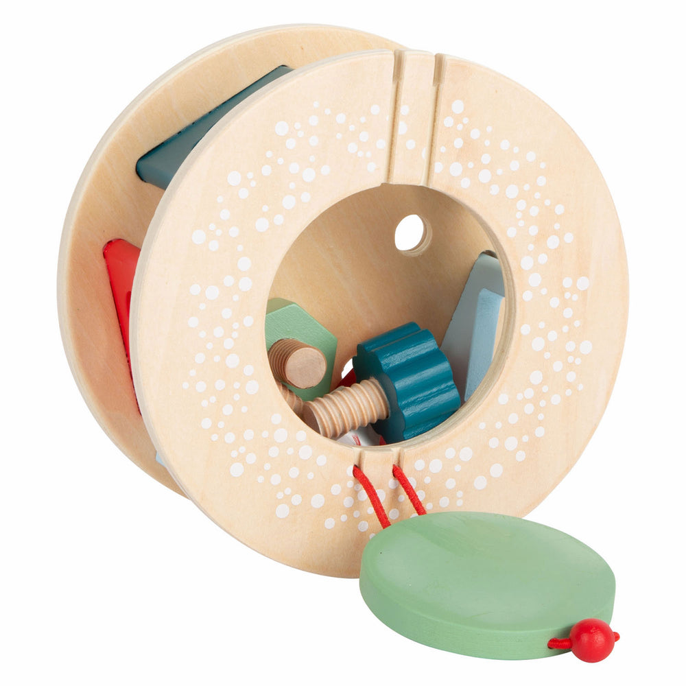 Small Foot Wooden Pull-along Shape Sorter Snail, 6-piece.