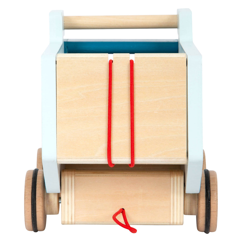 Kleiner Fuß Holz Trek Figur Buikwrachtwagen