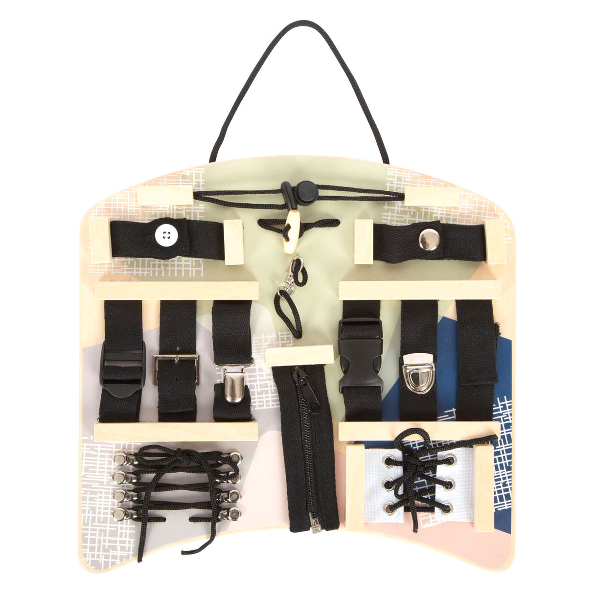 Kleine Fußhölzernaktivitätsplattenverriegelung und Verbindungen