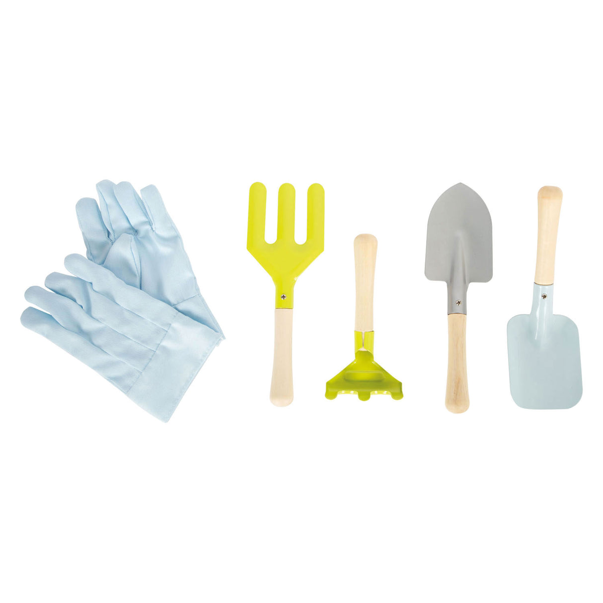 Petit pied - tablier de jardin avec outils de jardin, 7dlg.