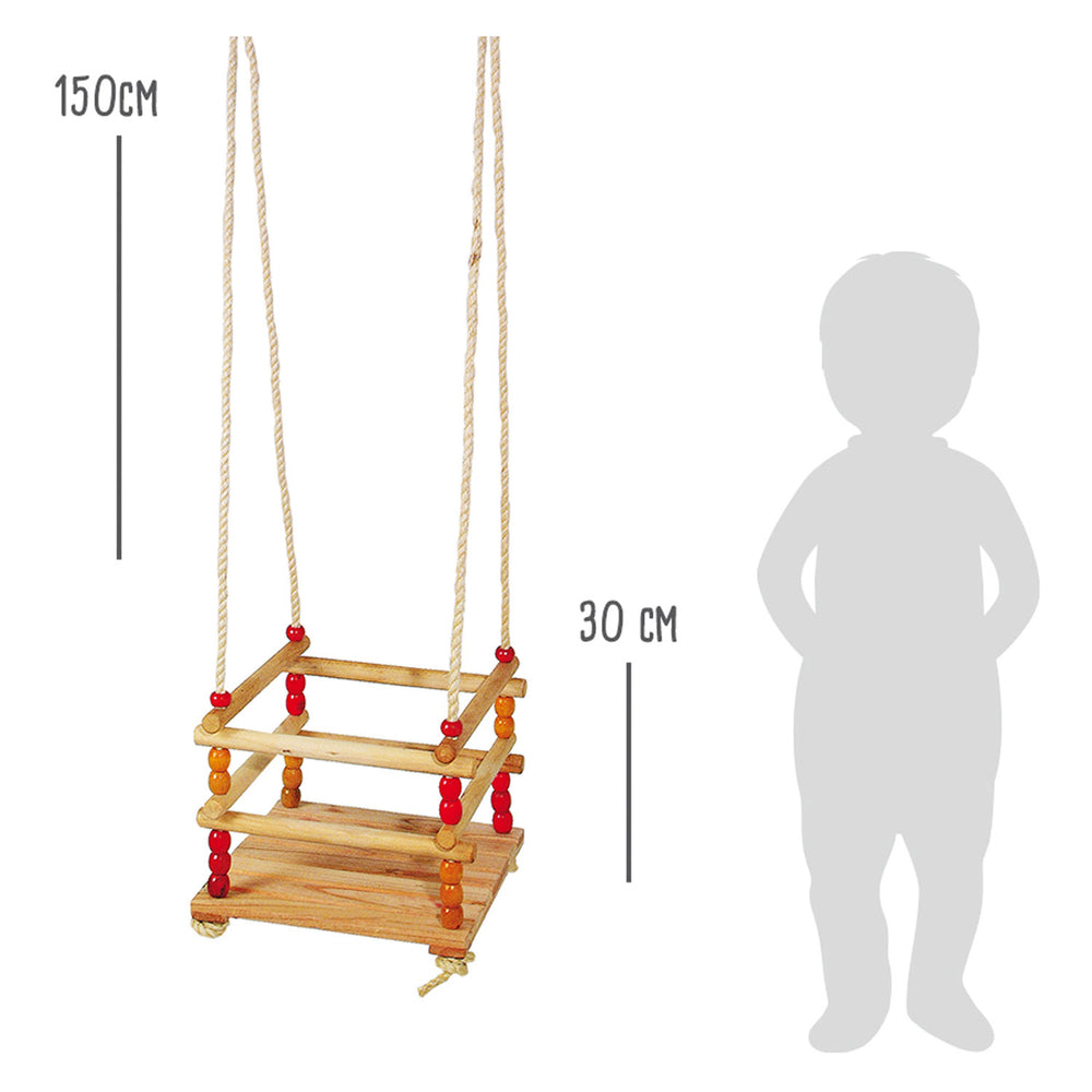 Petit pied - swing pour tout-petit en bois, 150 cm