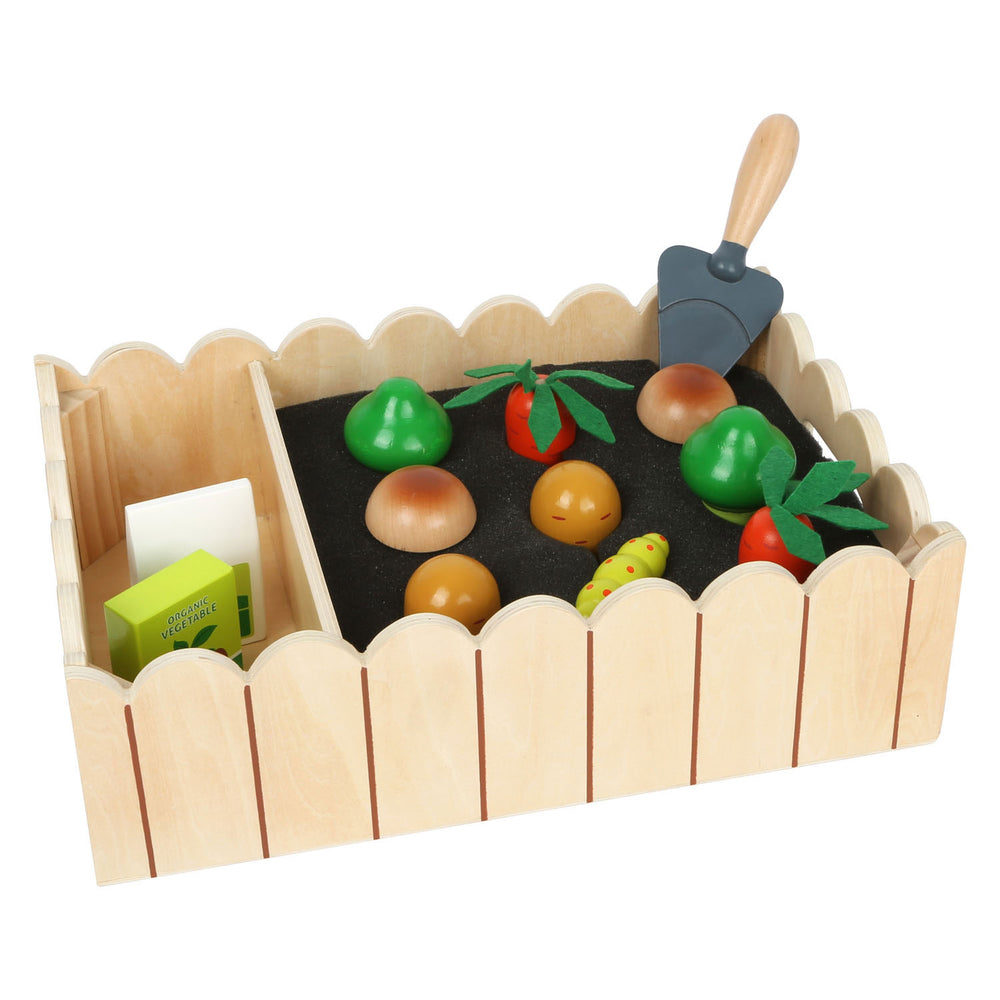 Small Foot Wooden Vegetable Garden Playset, 13pcs.