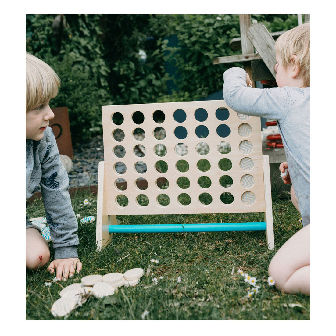 Small Foot Houten Spel Four in a Row XXL, 43dlg.