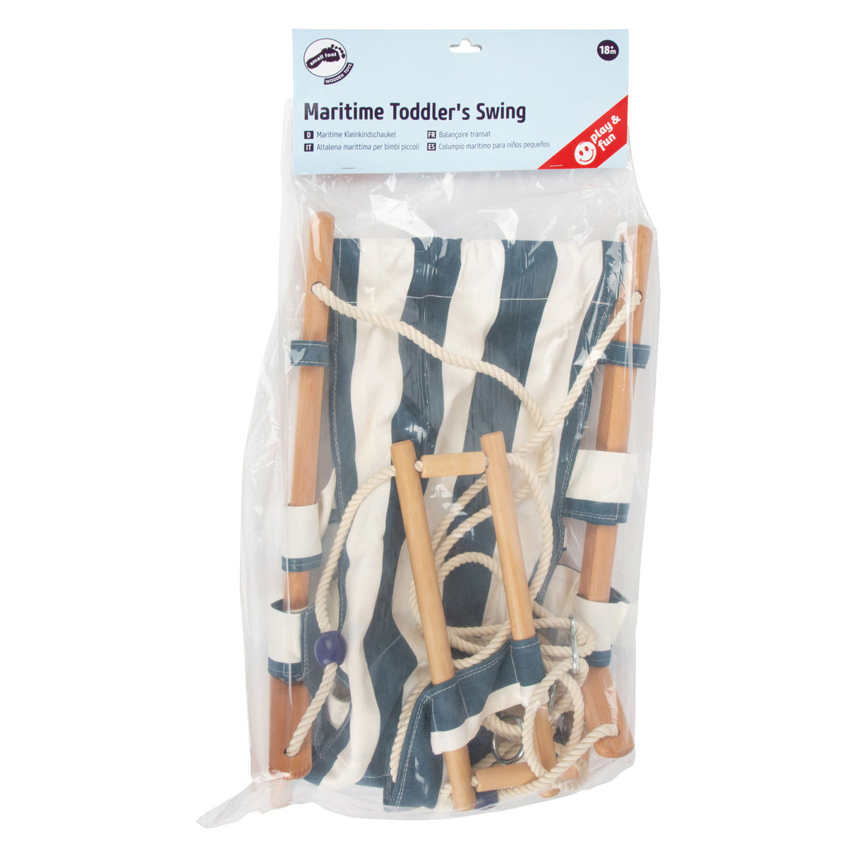 Klengen Fouss - Holzddddler Mäertblo Blo, 120Cm