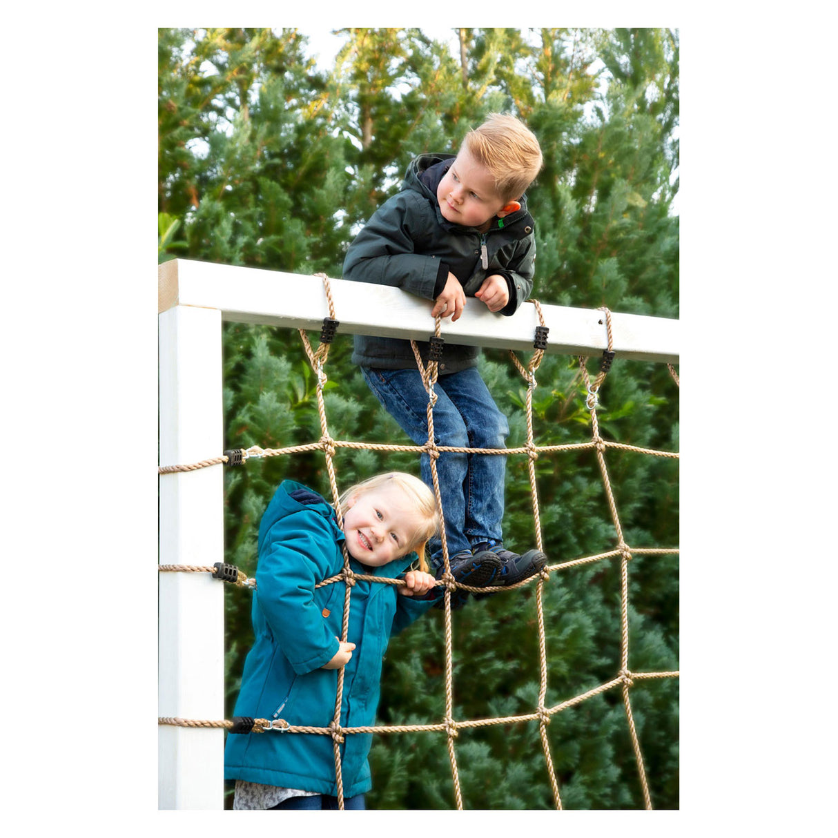 Petit pied - klimnet avec 8 crochets, 200x150 cm