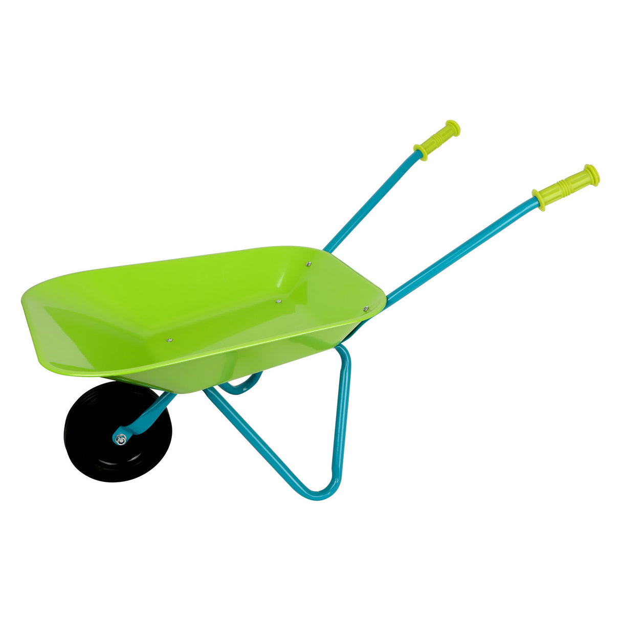 Small foot - garden tools with wheelbarrow green, 8 pcs.