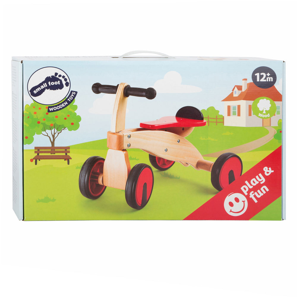 Petit pied de coureur en bois rouge