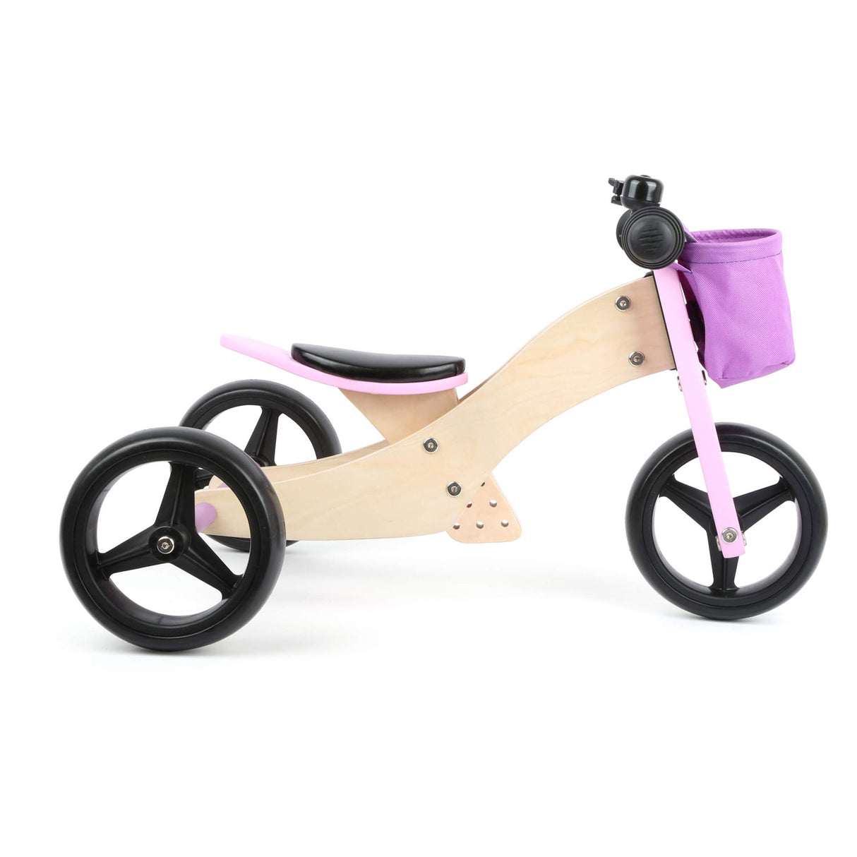 Small Foot Wooden Tricycle and 2-in-1 Pink